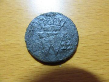 Nederland 1 cent 1822 Willemcent detection find bodemvondst beschikbaar voor biedingen