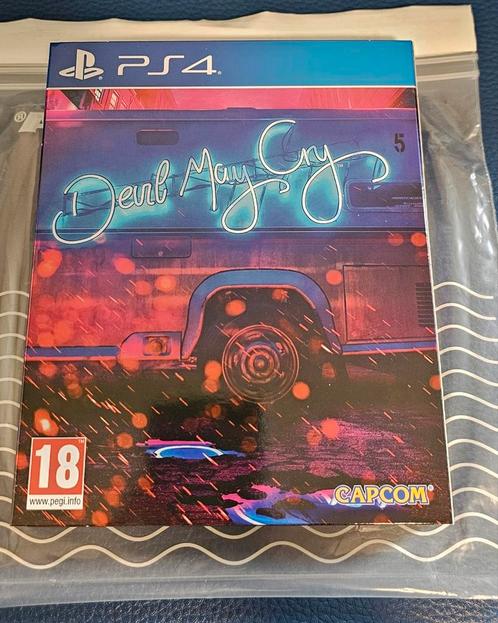 Devil May Cry 5 Deluxe Steelbook Edition (PS4), Spelcomputers en Games, Games | Sony PlayStation 4, Zo goed als nieuw, Avontuur en Actie