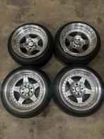 WORK Meister CR01 15 INCH 4X100, Auto-onderdelen, Banden en Velgen, Gebruikt, 15 inch, Velg(en), Ophalen of Verzenden