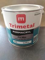 Trimetal witte lakverf Matt 2,375L, Doe-het-zelf en Verbouw, Verf, Beits en Lak, Wit, Nieuw, Ophalen of Verzenden, Verf