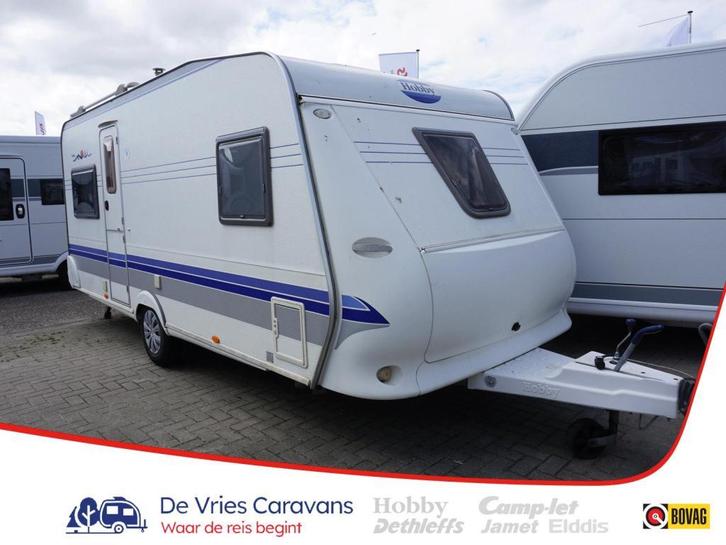 Hobby Excellent Easy 495 UFE, Caravans en Kamperen, Caravans, Bedrijf, tot en met 4, 1000 - 1250 kg, Rondzit, Hobby, Frans bed