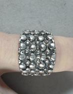 Zilveren bolletjes ring 18 mm 925 zilver, Sieraden, Tassen en Uiterlijk, Ringen, 18 tot 19, Ophalen of Verzenden, Zo goed als nieuw