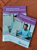NIEUW ELEMENTAIRE KENNIS BEDRIJFSADMINISTRATIE DEEL 2, Ophalen, Nieuw, Overige niveaus