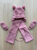 Hema roze baby / peuter muts, sjaal en wantjes, Kinderen en Baby's, Babykleding | Mutsen, Sjaals en Wanten, Ophalen, Gebruikt