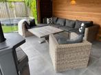 Tuin Lounge set wicker met Salon tafel, Tuin en Terras, Ophalen, Gebruikt, Wicker