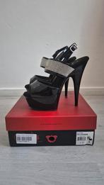 Pleaser Delight-639 maat 36, Zwart, Nieuw, Sandalen of Muiltjes, Ophalen of Verzenden
