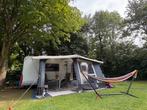 Knaus Südwind 580 UEB met Isabella Air Cirrus North 300, Caravans en Kamperen, Kachel, Rondzit, 7 tot 8 meter, Tot en met 4