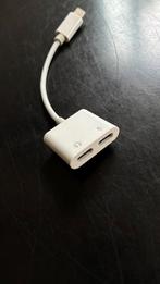 Lightning verdeelkabel voor Apple ears&lader, Ophalen of Verzenden, Apple iPhone