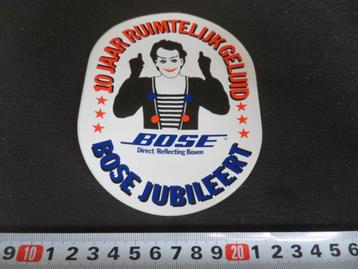 sticker 10 jaar ruimtelijk geluid BOSE jubileert mimespeler beschikbaar voor biedingen