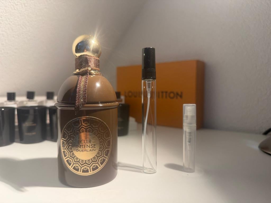 Cuir Intense decant sample split parfum, Sieraden, Tassen en Uiterlijk, Uiterlijk | Parfum, Verzenden, Nieuw