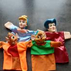Assepoester handpoppen poppenkastpoppen Disney, Ophalen of Verzenden, Zo goed als nieuw, Pop