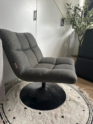 Dutchbone stoel fauteuil donkergrijs beschikbaar voor biedingen