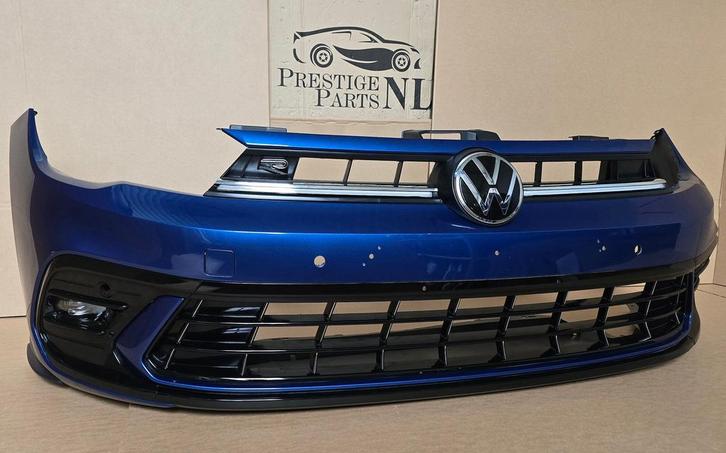 Voorbumper VW POLO 2G Facelift R-LINE COMPLEET LED GRILL FL, Auto-onderdelen, Carrosserie en Plaatwerk, Bumper, Voor, Gebruikt