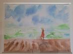 Sjoerd Bakker -Aquarel, Antiek en Kunst, Kunst | Litho's en Zeefdrukken, Ophalen of Verzenden