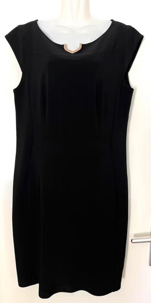 Zwarte Joseph Ribkoff jurk maat 44[v], Kleding | Dames, Jurken, Zo goed als nieuw, Maat 42/44 (L), Zwart, Knielengte, Ophalen of Verzenden