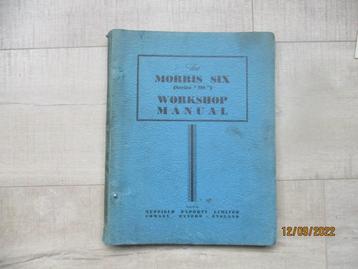 Morris Six ( Serie "MS " ) 1949 Werkplaats - Handboek . !! beschikbaar voor biedingen