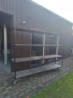Industriële Rek op Wielen - 165x250 cm, Huis en Inrichting, Ophalen, Gebruikt