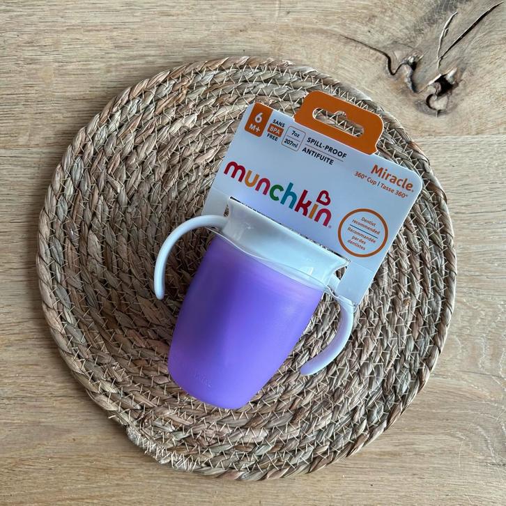 Munchkin Miracle 360 Anti-lek beker, Kinderen en Baby's, Babyvoeding en Toebehoren, Nieuw, Overige typen, Ophalen of Verzenden