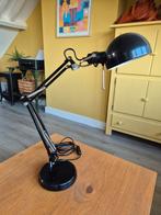 Bureaulamp, zwart, Huis en Inrichting, Lampen | Tafellampen, Ophalen of Verzenden, Zo goed als nieuw, Metaal, Industrieel
