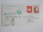 Nederland, Envelop Eerste Reis S.S. Statendam HAL 1957., Postzegels en Munten, Brieven en Enveloppen | Nederland, Envelop, Ophalen of Verzenden