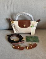 Nieuwe Longchamp Le Pliage Mini Handtas, Ophalen of Verzenden, Nieuw, Beige, Handtas