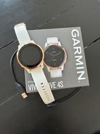 Garmin Vivoactive 4s, Sieraden, Tassen en Uiterlijk, Smartwatches, Hartslag, Garmin, Wit, Zo goed als nieuw