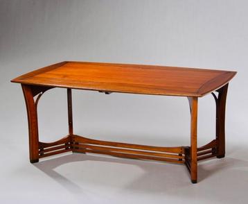Schuitema Art Nouveau eettafel en 4 stoelen beschikbaar voor biedingen