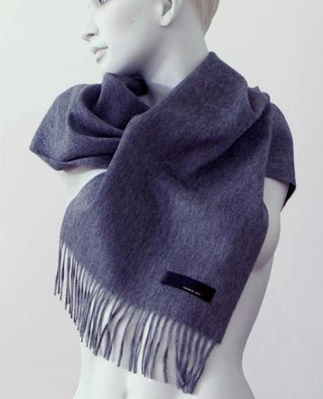 cashmere sjaal effe donker grijs