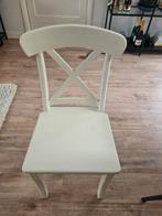 2 Witte Houten Stoelen, Ophalen, Gebruikt, Twee, Hout