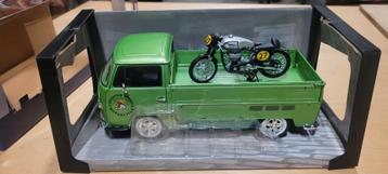 Solido VW T2 Pick_up met motorfiets beschikbaar voor biedingen