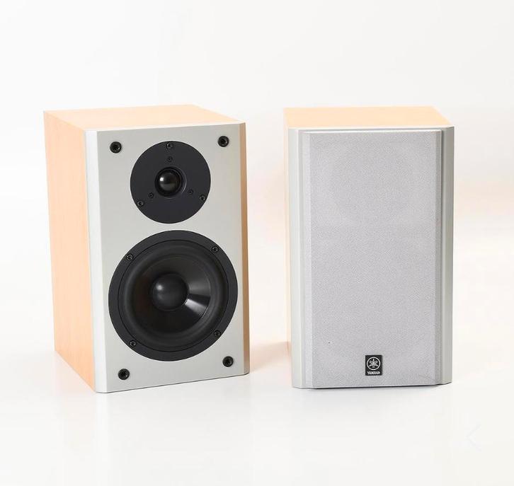 Yamaha NX-E800 • MATCHING PAIR • 2-WEG 60 Watt RMS 110w max, Audio, Tv en Foto, Luidsprekers, Gebruikt, Front, Rear of Stereo speakers