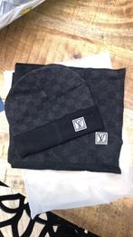 L V Muts en sjaal set zwart, Kleding | Heren, Mutsen, Sjaals en Handschoenen, Ophalen of Verzenden, Nieuw, Overige maten, Muts