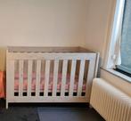 Zachtgrijs ledikant met matras 60x120, Ophalen, Gebruikt, Ledikant