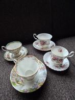 4 Vintage Kop en Schotel Set  Royal Albert, Antiek en Kunst, Ophalen of Verzenden
