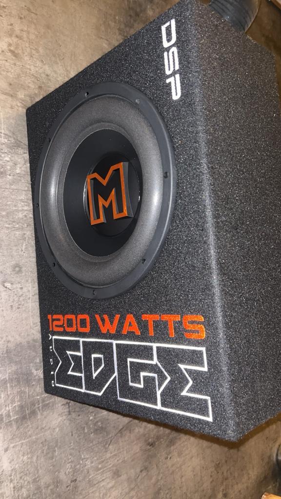 12"  Subwoofer met DSP Versterker 400 Watt RMS Vermogen, Auto diversen, Autospeakers, Zo goed als nieuw, Ophalen of Verzenden