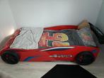 1 persoons raceauto bed incl. Verlichting, Kinderen en Baby's, Kinderkamer | Bedden, Ophalen, 85 tot 100 cm, Zo goed als nieuw