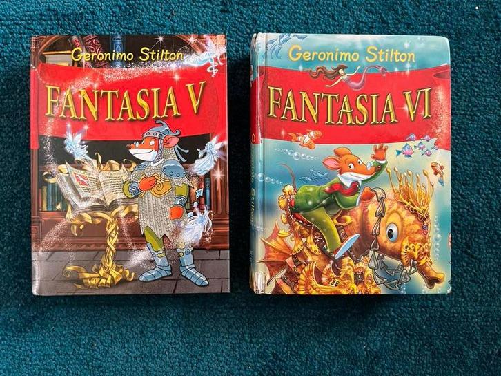 Geronimo Stilton Fantasia V & VI, Boeken, Fantasy, Gelezen, Ophalen of Verzenden