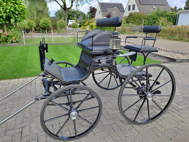 Mennen presentatiewagen, Dieren en Toebehoren, Rijtuigen en Koetsen, Zo goed als nieuw, Overige typen, Paard of Pony