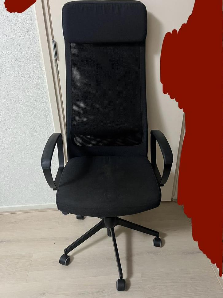 IKEA Markus bureaustoel, Huis en Inrichting, Bureaustoelen, Nieuw, Zwart, Ophalen