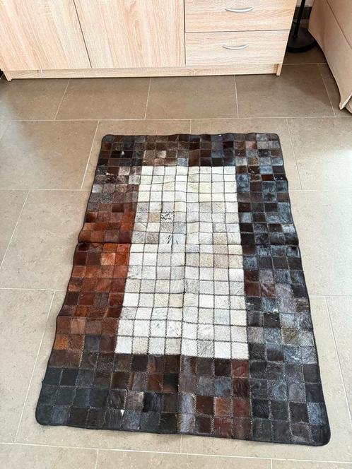 Patchwork Koeienhuid Tapijten (Set van 2), Huis en Inrichting, Stoffering | Tapijten en Kleden, Nieuw, Minder dan 50 cm, Minder dan 50 cm