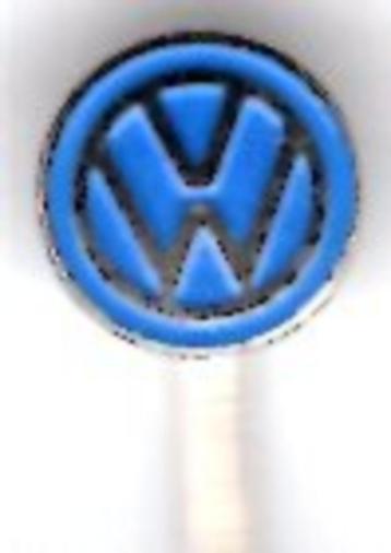 VW Volkswagen blauw op zilverkl auto speldje 7 mm ( C_469 ) beschikbaar voor biedingen