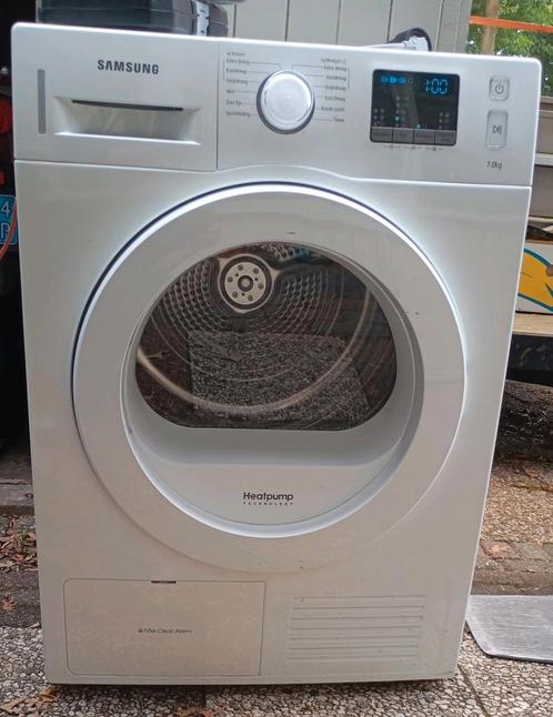 Samsung Warmtepomp Droger 7kg - DV70F5E0HGW, Witgoed en Apparatuur, Wasdrogers, Gebruikt, Condens, Voorlader, 6 tot 8 kg, 85 tot 90 cm