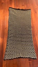 Lange Rok Zwart / Geel Zara Knit Mt.M, Maat 38/40 (M), Zwart, Ophalen of Verzenden, Gedragen