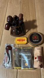 Zes pijpen met wat toebehoren, Verzamelen, Rookartikelen, Aanstekers en Luciferdoosjes, Ophalen of Verzenden