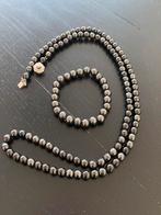 Mooie vintage set : glas parelketting & armband, Ophalen of Verzenden, Zo goed als nieuw