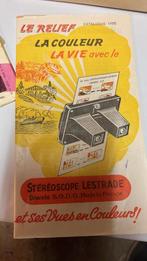 LESTRADE Stereoscoop met Dia's & Catalogus 1970, Ophalen of Verzenden