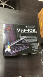 Omnitronic vhf102 microfoonsysteem, Audio, Tv en Foto, Karaoke-apparatuur, Ophalen of Verzenden, Zo goed als nieuw