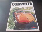 Chevrolet Corvette 1974, Boeken, Auto's | Folders en Tijdschriften, Chevrolet, Ophalen of Verzenden, Zo goed als nieuw