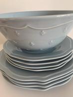 Zara Home servies lichtblauw 14 delig, Huis en Inrichting, Ophalen, Nieuw, Effen, Porselein