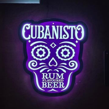 Cubanisto bier Led Reclame bord | Nieuw beschikbaar voor biedingen